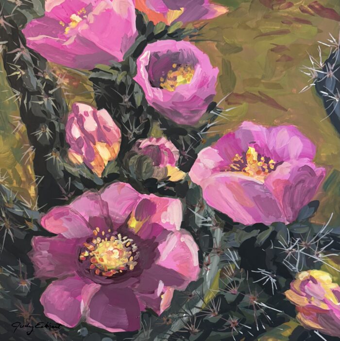 Cholla Cactus in the Arroyo