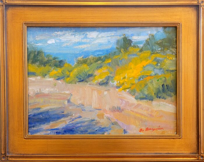"Arroyo Near Tesuque Village" by Richard Guzman