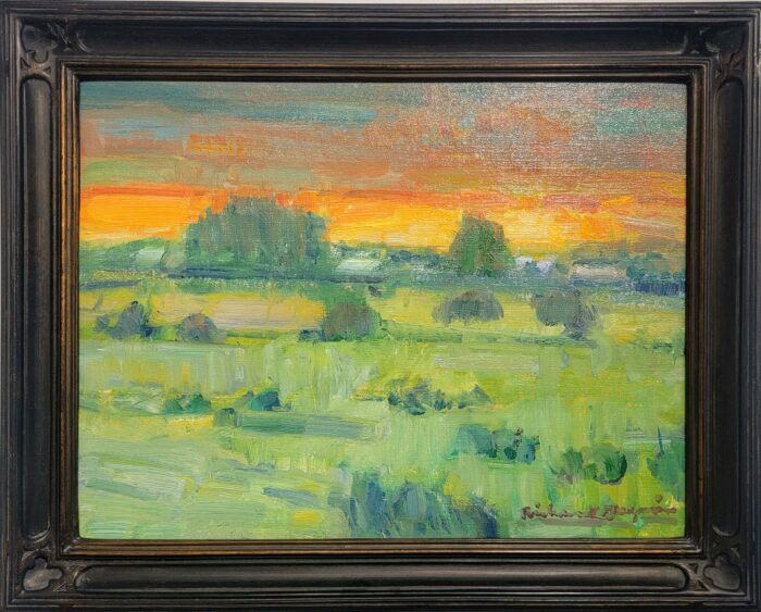 "Orange and Green Sunset" by Richard Guzman