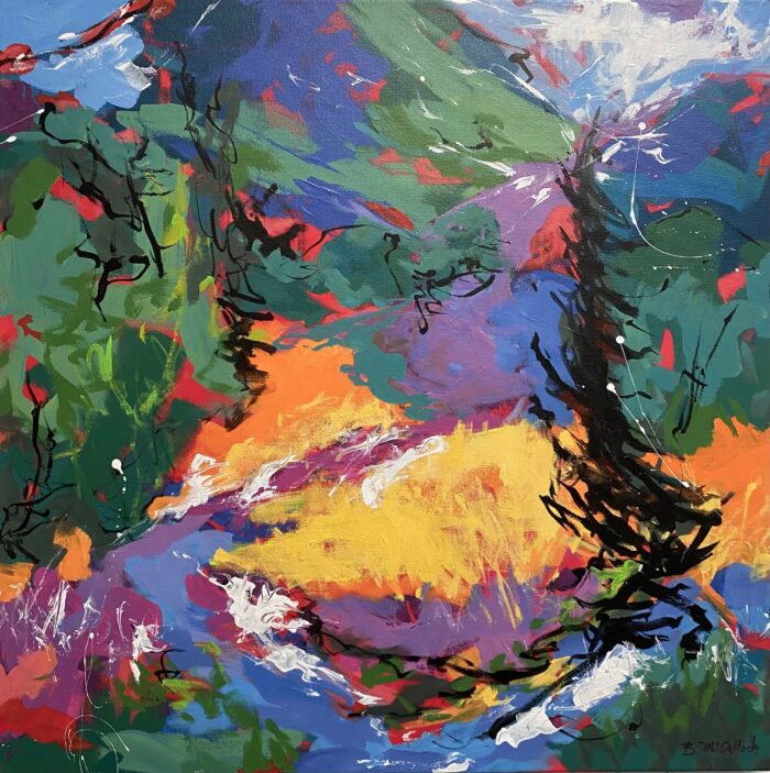 "She Opens the Door" by Barbara McCulloch