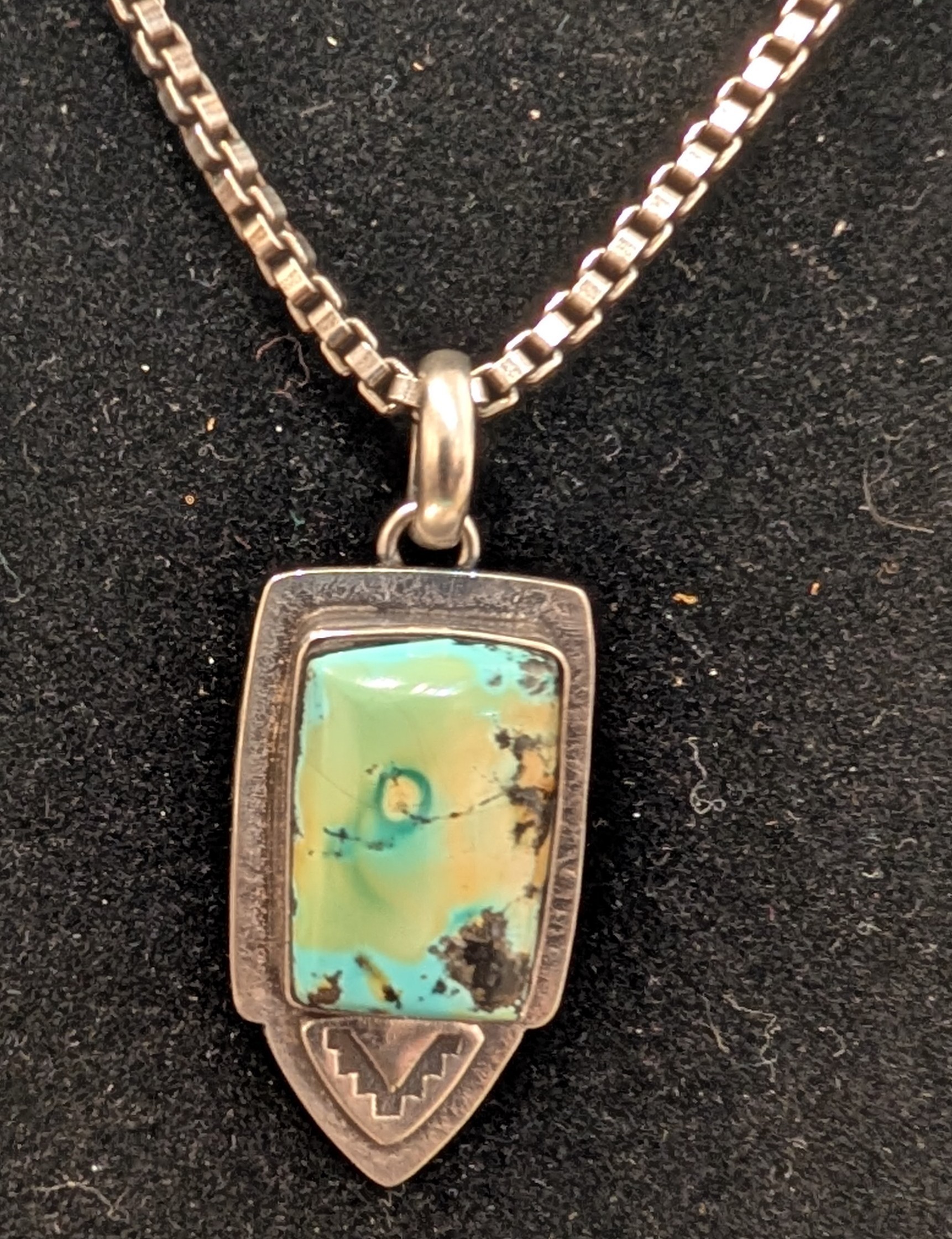 "Veridian Edge Unisex pendant necklace" by Shasta Brooks