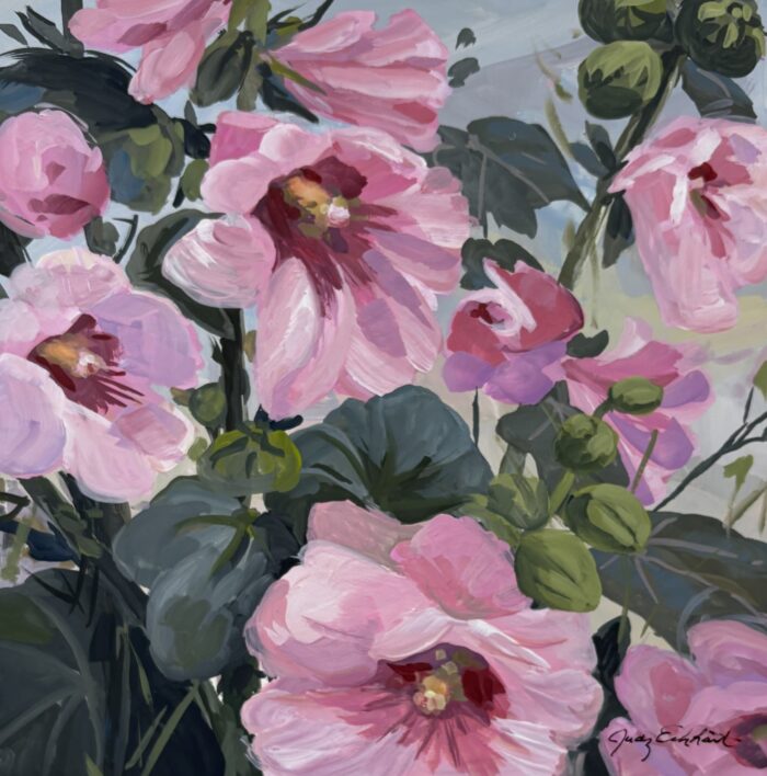 Hollyhocks on Don Diego