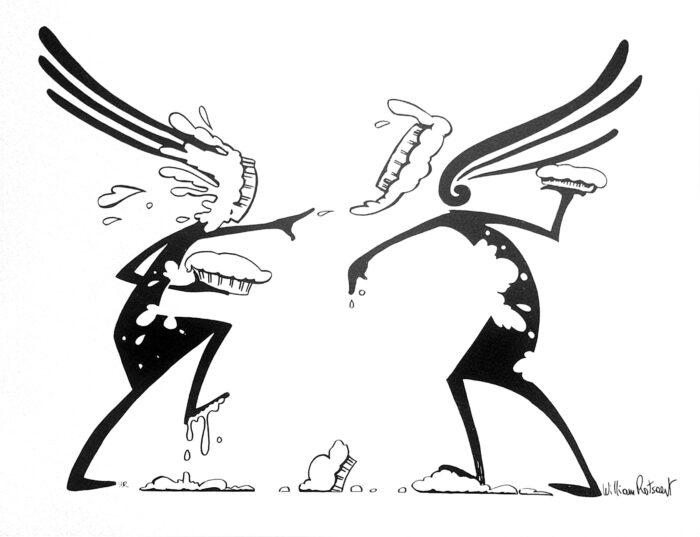 "Pie Fight" by William Rotsaert
