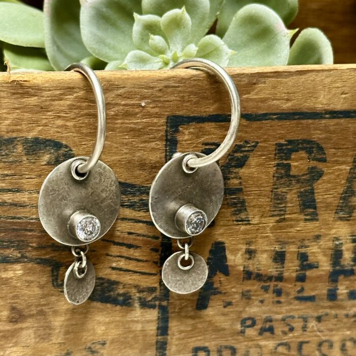 "Dos Lunas Hoop Earrings" by Shasta Brooks