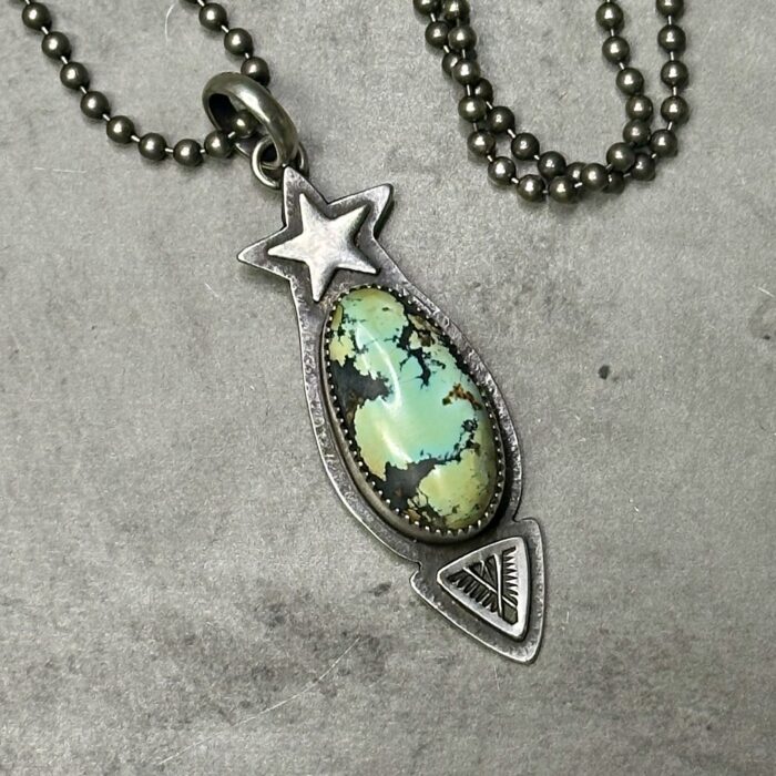 Sage Horizon Pendant Necklace" by Shasta Brooks